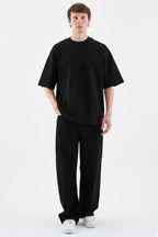 Machinist Nakışlı Oversize Erkek T-shirt