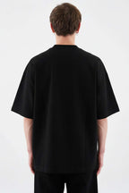 Machinist Nakışlı Oversize Erkek T-shirt