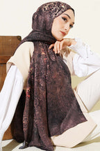 Mandala Desen Bambu Kraş Şal