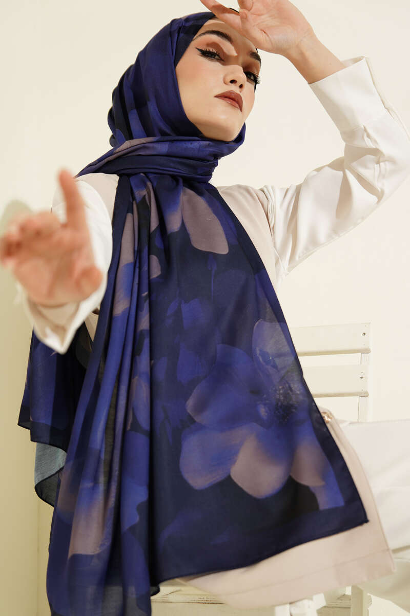 Manolya Desenli Şal