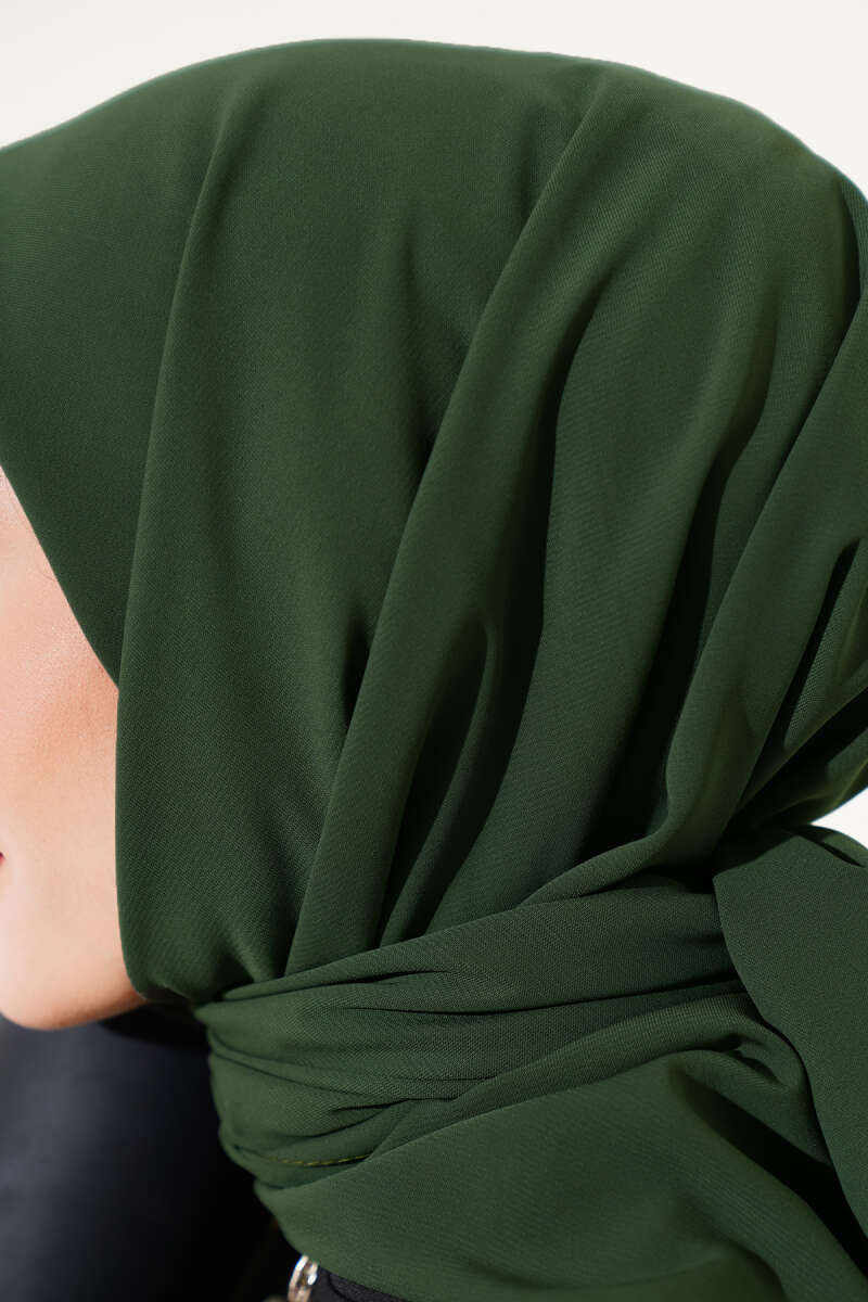Medine İpeği Eşarp Haki