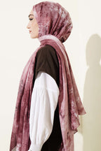 Mermer Desenli Modern Şal