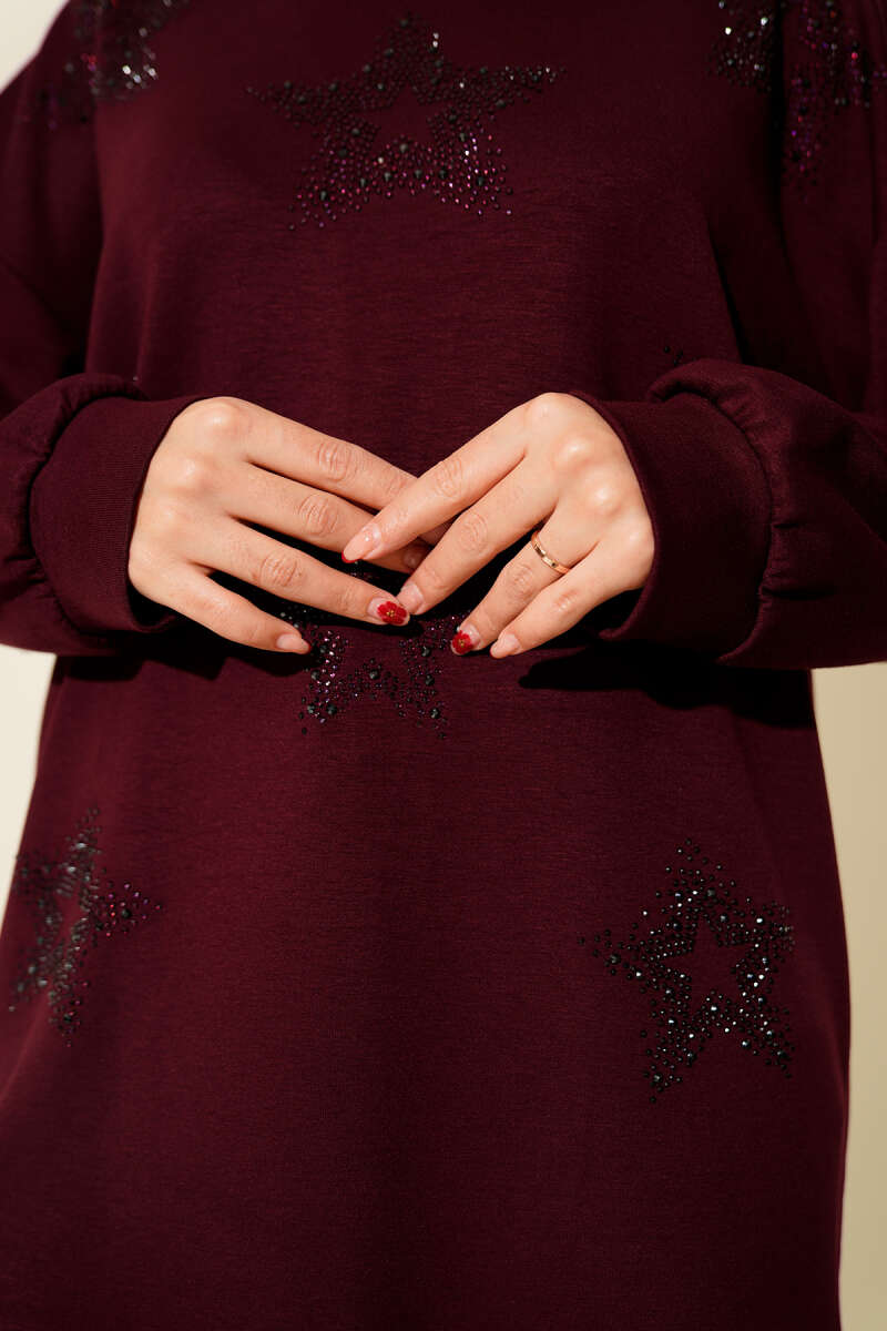 Mini Yıldız Taşlı Tunik