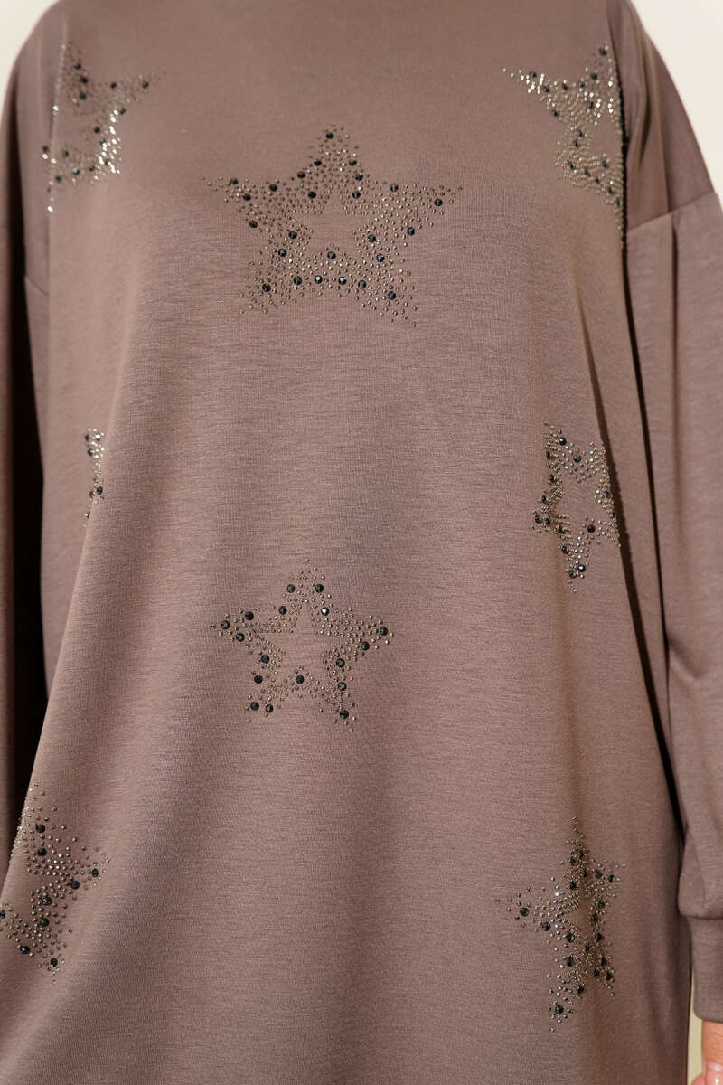 Mini Yıldız Taşlı Tunik