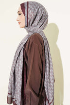 Mk Desen Liva Modal Bordo Gri