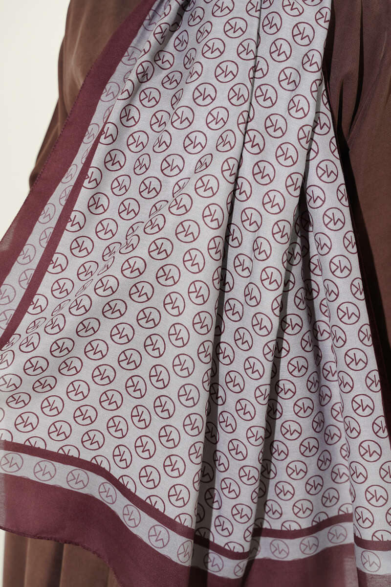Mk Desen Liva Modal Bordo Gri
