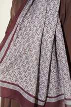 Mk Desen Liva Modal Bordo Gri