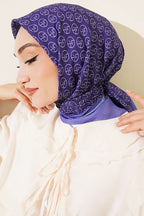 Mk Desen Soft Eşarp Lila