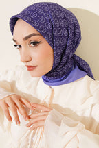 Mk Desen Soft Eşarp Lila