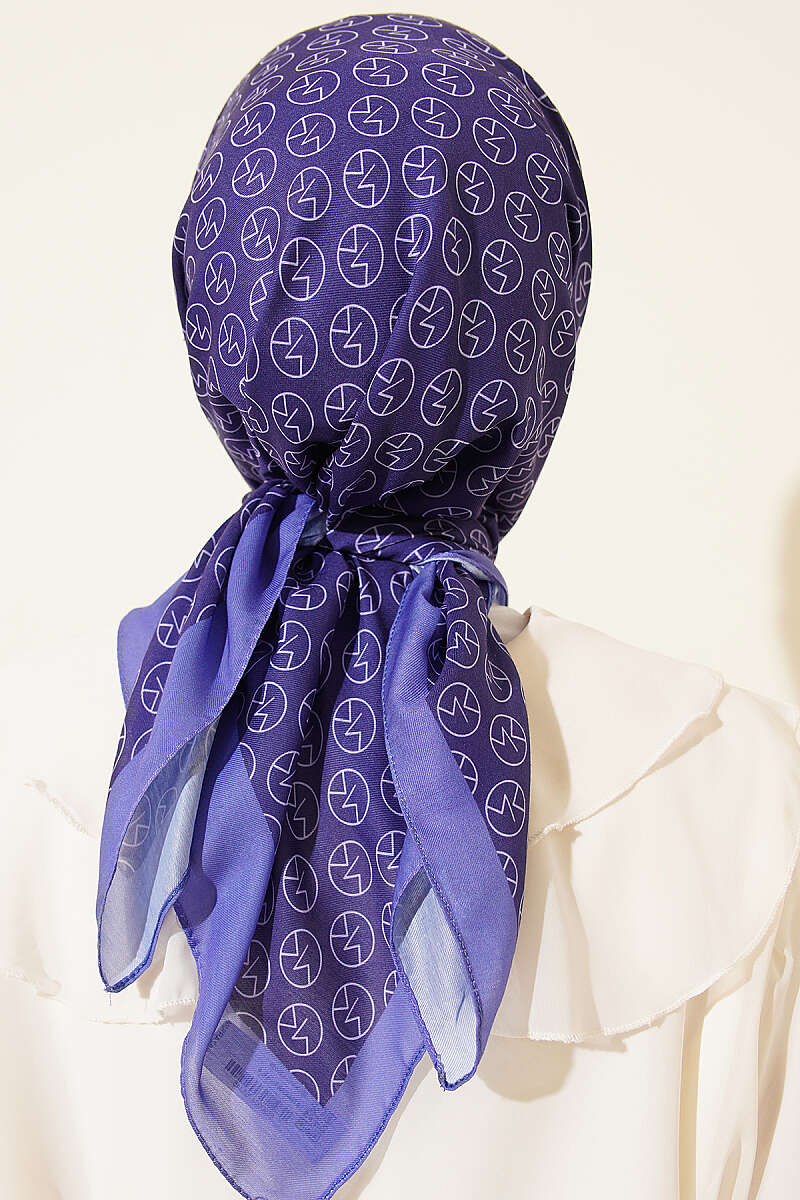 Mk Desen Soft Eşarp Lila