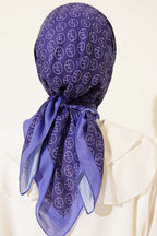 Mk Desen Soft Eşarp Lila