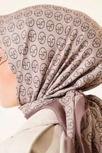Mk Desen Soft Eşarp Vizon