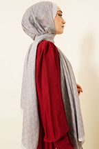Mk Desen Soft Şal Gri