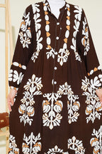 Motif Desen Hakim Yaka Elbise