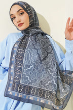 Motif Desenli Soft Şal