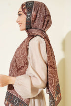 Motif Desenli Soft Şal