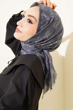 Motifli Flamu Cotton Eşarp