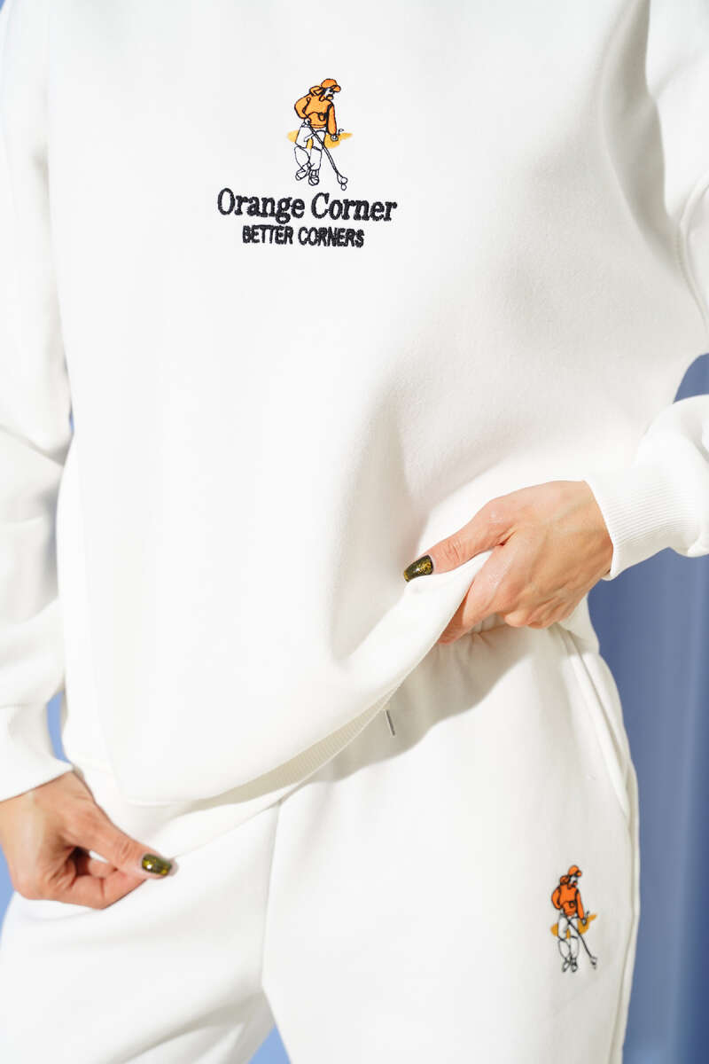 Nakış Detaylı Üç İplik Sweatshirt