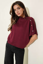 Omuz Detaylı T-shirt