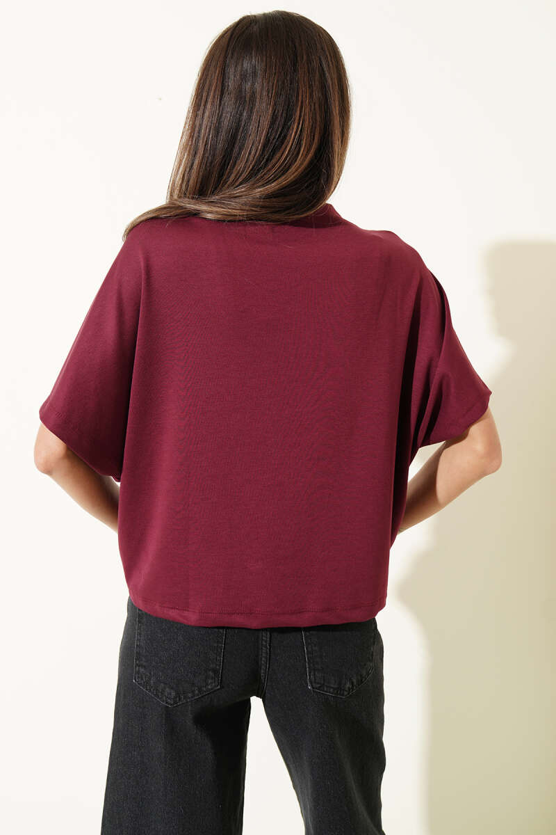 Omuz Detaylı T-shirt