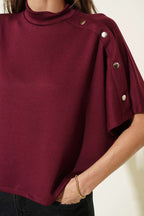 Omuz Detaylı T-shirt