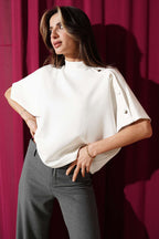 Omuz Detaylı T-shirt