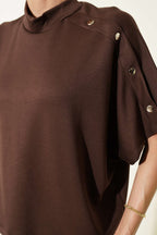 Omuz Detaylı T-shirt