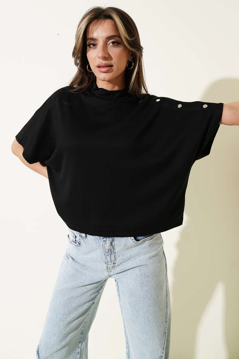Omuz Detaylı T-shirt