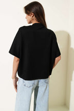 Omuz Detaylı T-shirt