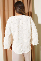 Önden Bağlamalı Püsküllü Kimono