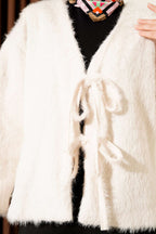 Önü Bağcıklı Sakallı Kısa Kimono
