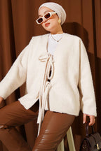 Modest Outerwear Kimono with Ties