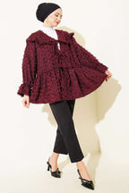 Önü Bağlamalı Püsküllü Kimono