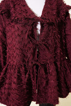 Önü Bağlamalı Püsküllü Kimono