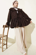 Önü Bağlamalı Püsküllü Kimono