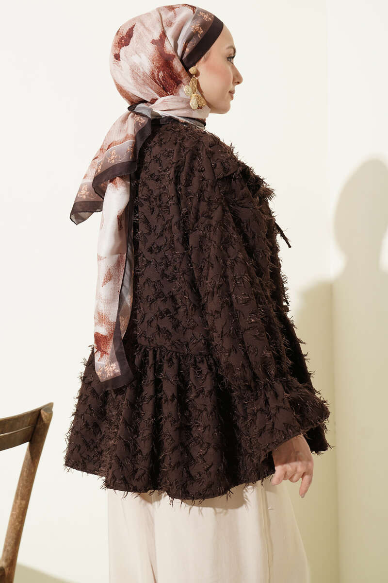 Önü Bağlamalı Püsküllü Kimono