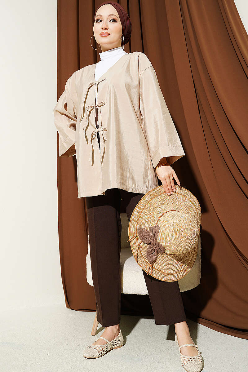 Önü Bağlamalı Salaş Paraşüt Kimono
