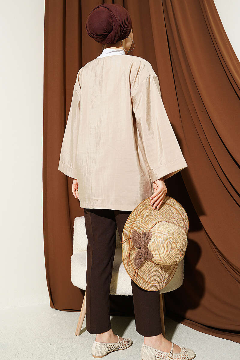 Önü Bağlamalı Salaş Paraşüt Kimono