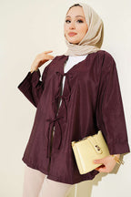 Önü Bağlamalı Salaş Paraşüt Kimono