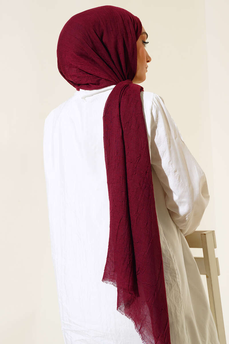 Organik Bambu Kraş Şal  -4
