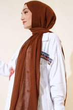 Organik Bambu Kraş Şal  -11