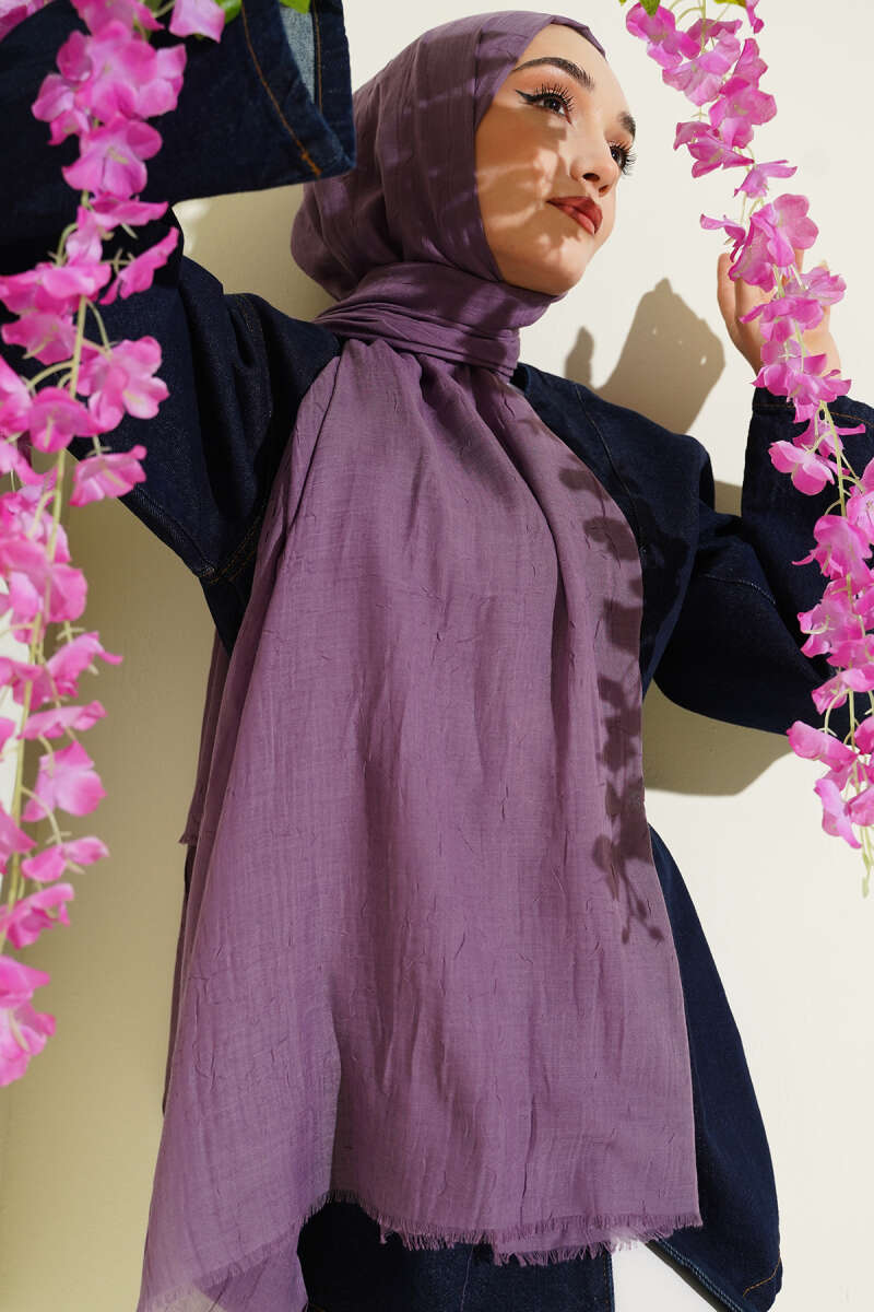 Organik Bambu Kraş Şal  -52