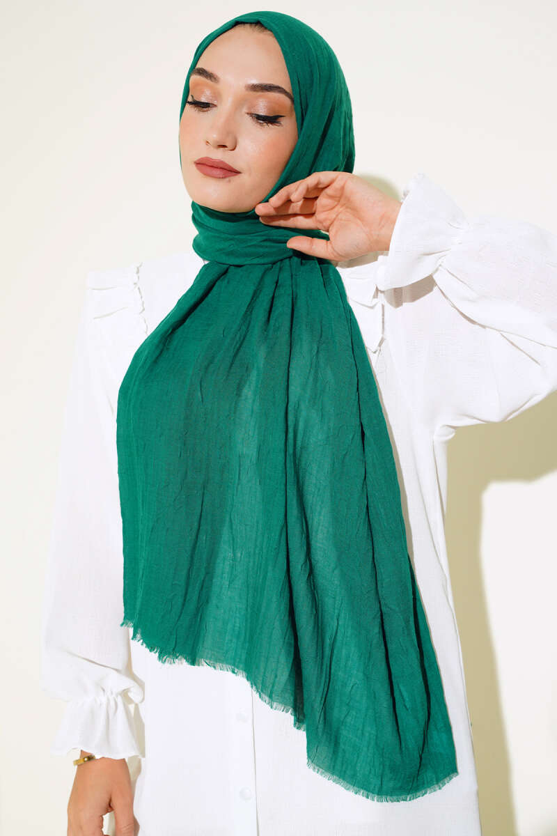 Organik Bambu Kraş Şal  -6