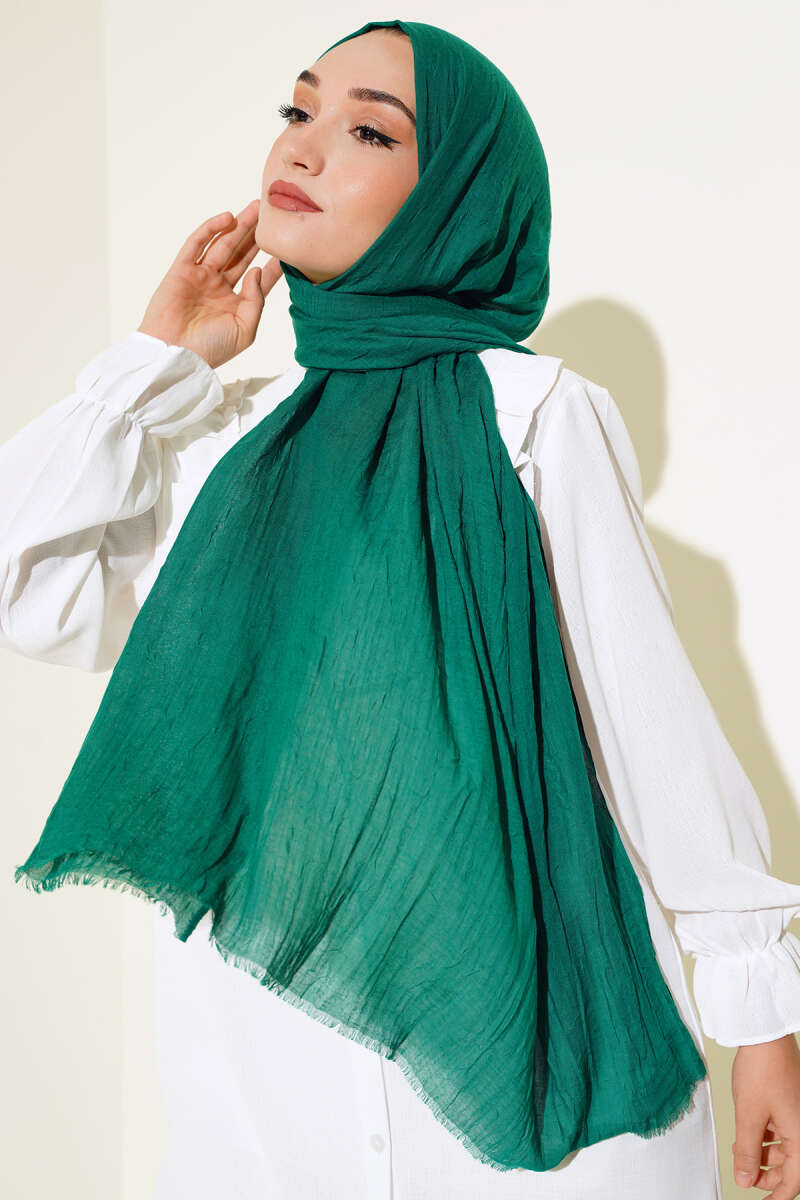 Organik Bambu Kraş Şal  -6