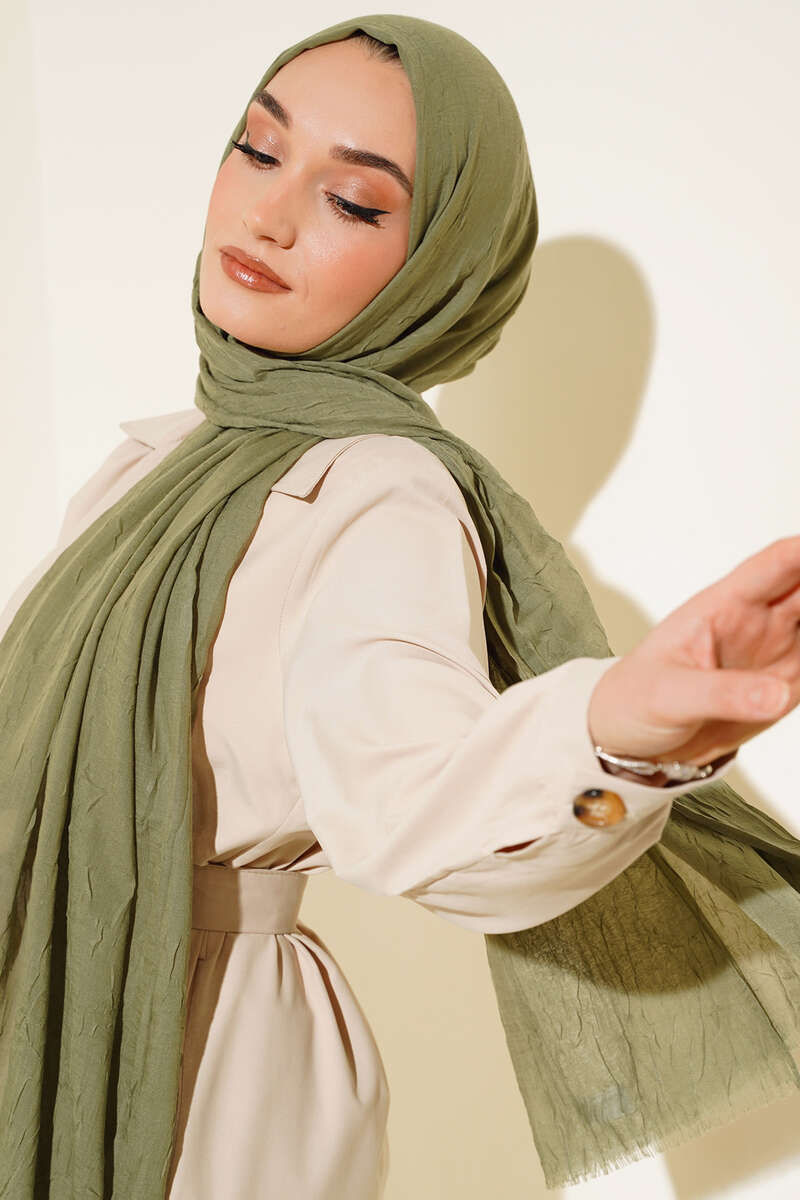 Organik Bambu Kraş Şal  -80