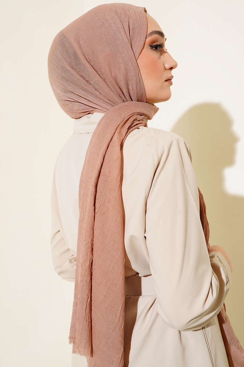 Organik Bambu Kraş Şal  -130