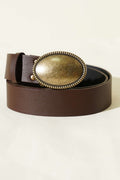 Oval Antik Eskitme Tokalı Kemer