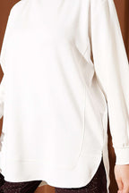 Oval Dikişli Loyşa Tunik
