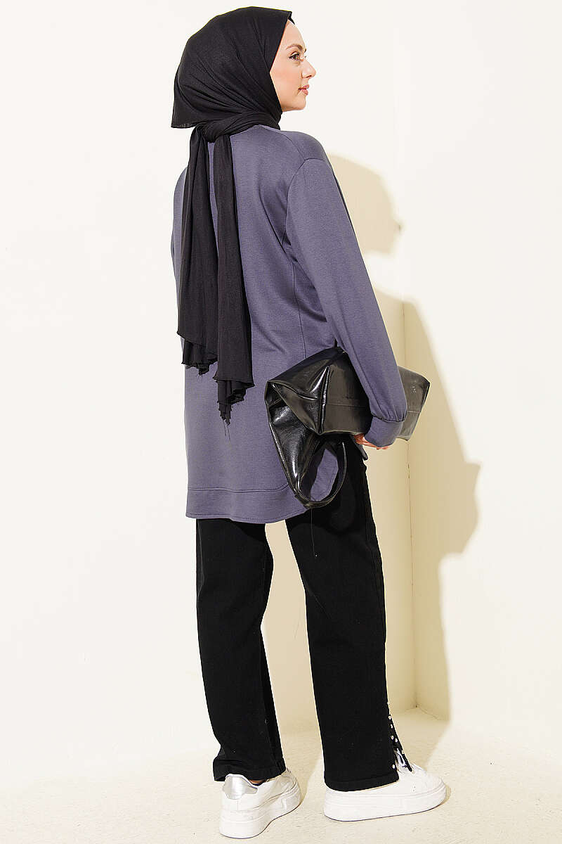 Oval Dikişli Loyşa Tunik