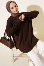 Oval Dikişli Loyşa Tunik